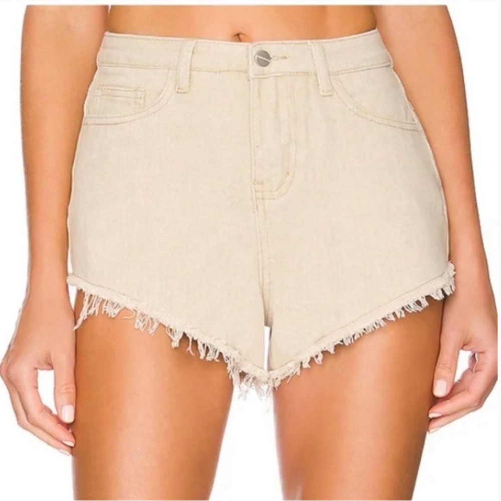 Superdown Dominique denim shorts